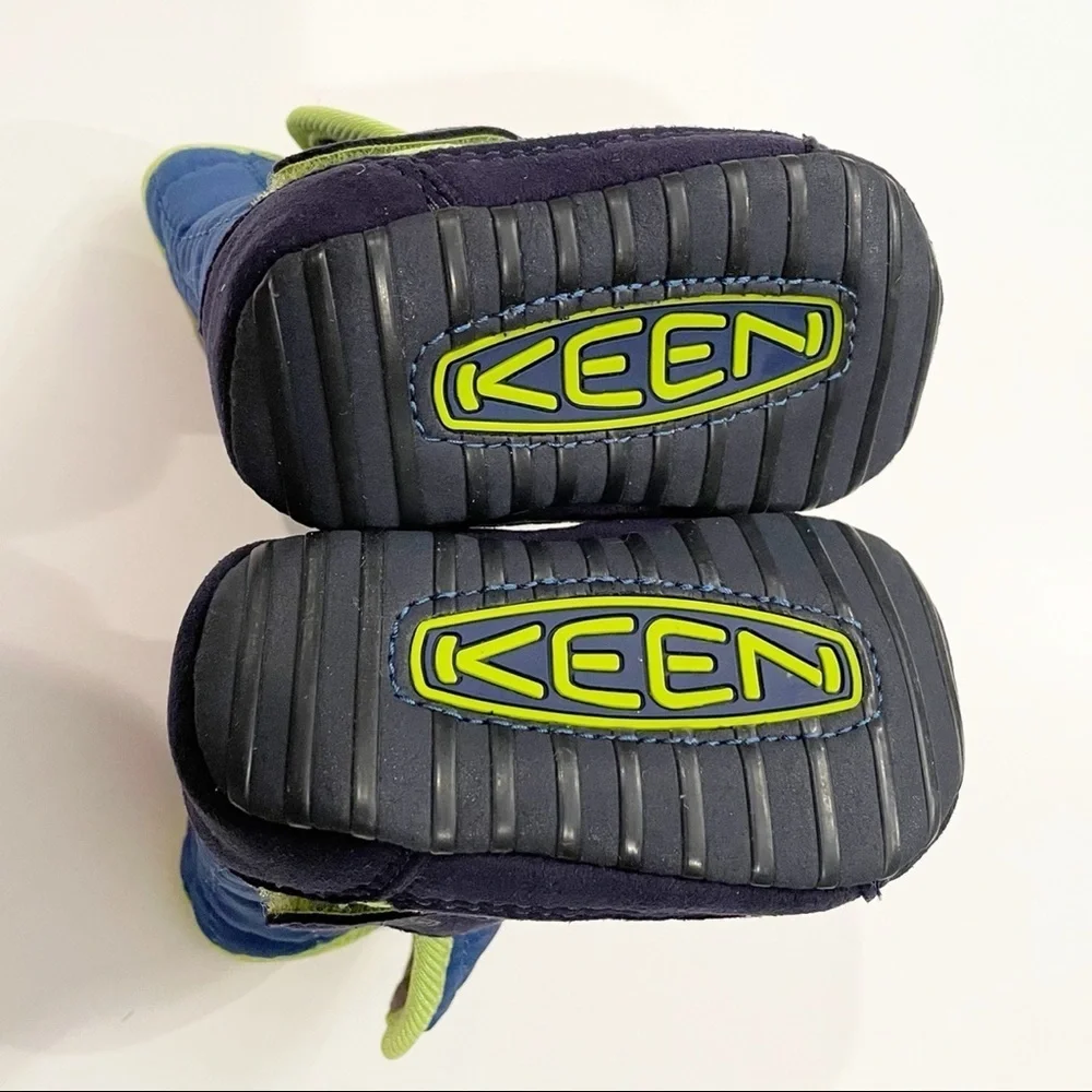 Keen My First Keens Blue & Green Winter Boots